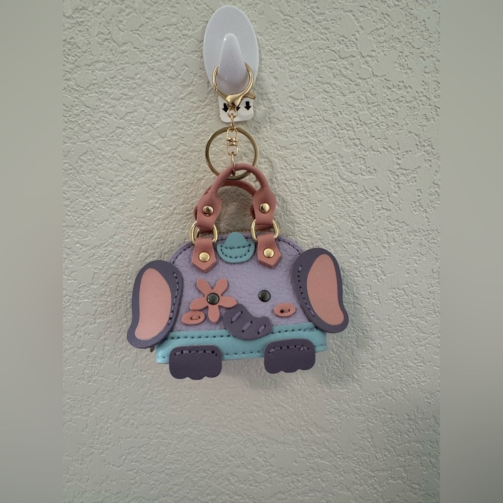 Mini elephant purse charm 4x4 in . - Picture 7 of 8